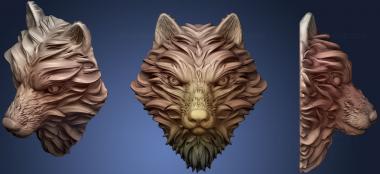 3D модель Волк (STL)